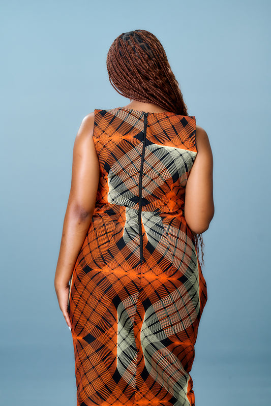 Flamingo Pencil Dress