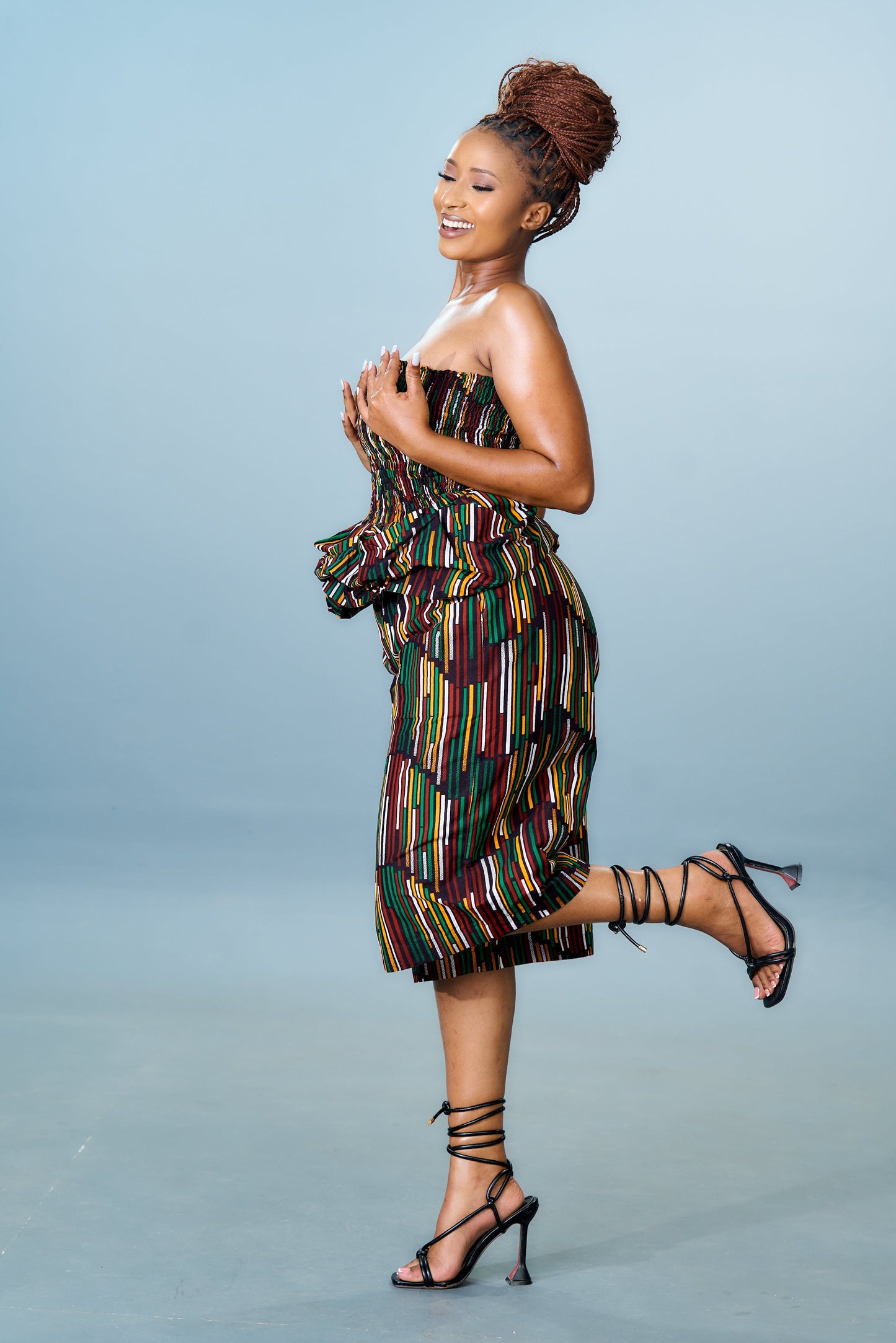 Zuri Wide Leg Shorts Set