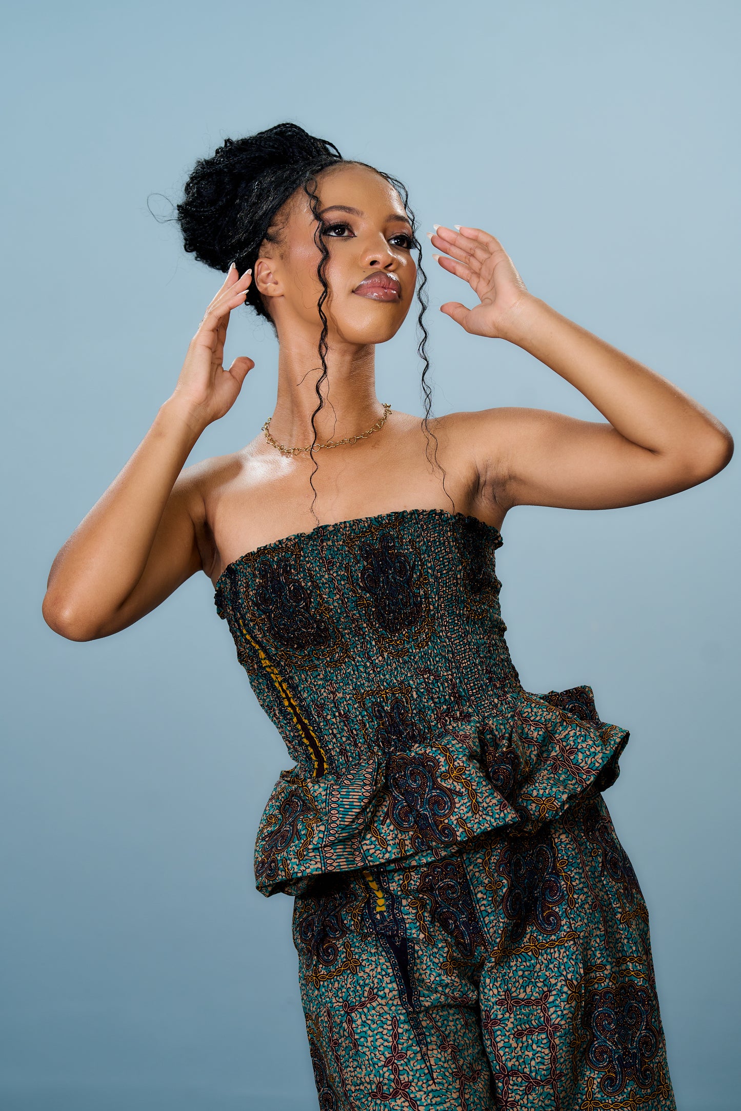Zuri Wide Leg Shorts Set