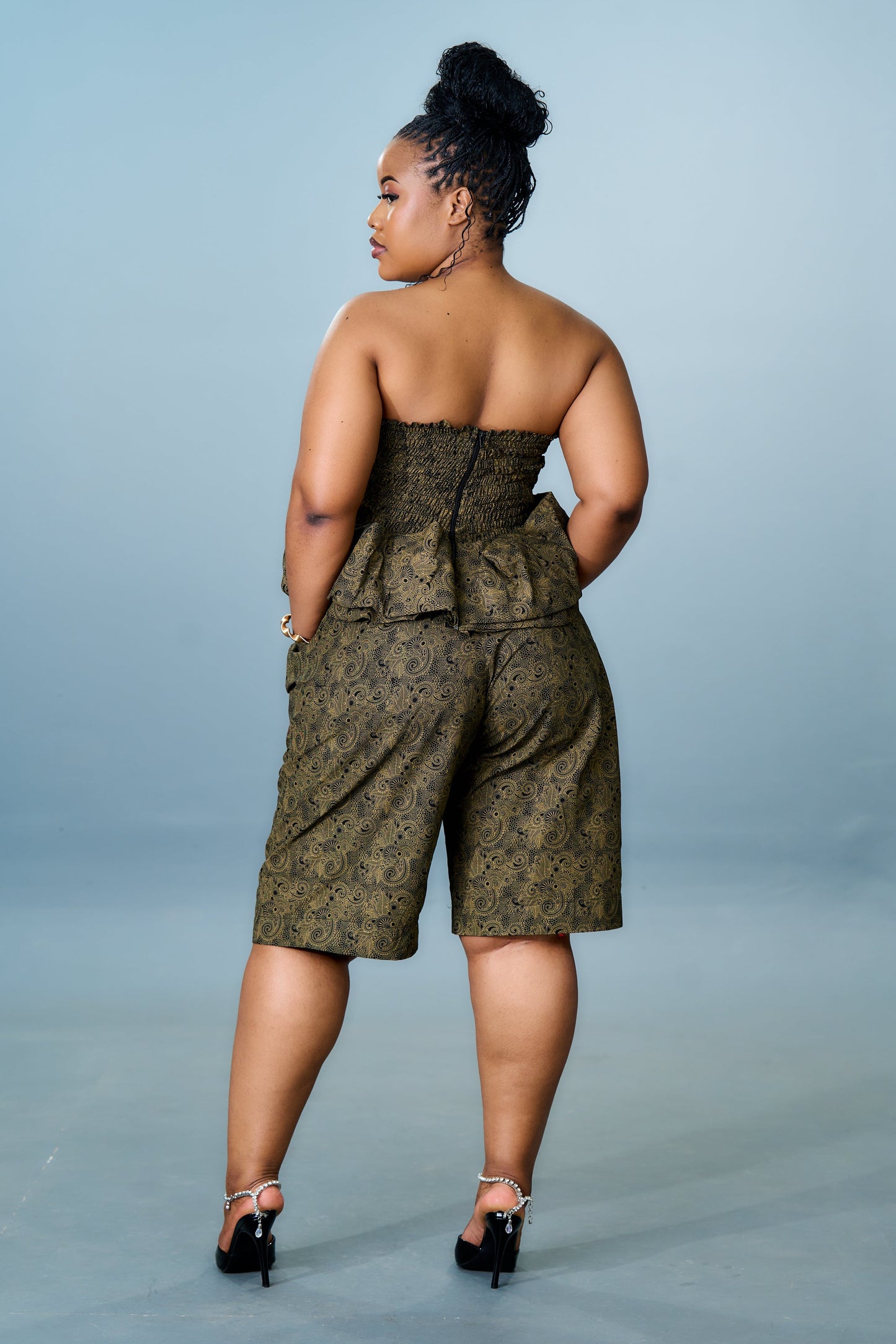 Zuri Wide Leg Shorts Set